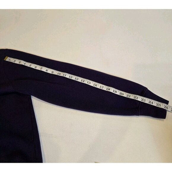 Minnesota Vikings Women's '47 Brand Purple Fade Away Half Zip Hoodie Sweatshirt - Picture 5 of 10